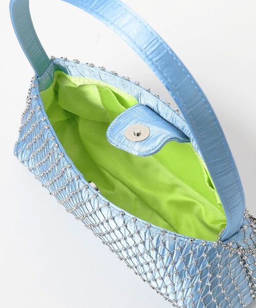 Ray BEAMS（レイビームス）の「Ray BEAMS / シャーイニー バッグ（ハンドバッグ・レディース・ライトブルー/イエロー・ONE SIZE）」の6枚目の写真