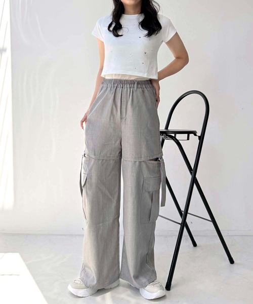 Agnes b. ブラック　カーゴチノパンツ　日本製　アニエスベー　スラックス 110308894UAX531283128004?$VS_1500$