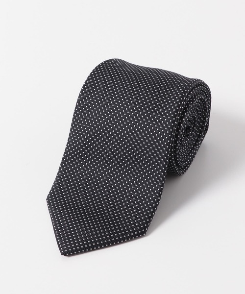 URBAN RESEARCH DOORS（アーバンリサーチドアーズ）の「LIFE STYLE TAILOR　24SS国内タイドット1（ネクタイ・メンズ・ベージュ/ブラック/グリーン・-）」の4枚目の写真
