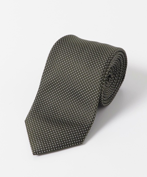 URBAN RESEARCH DOORS（アーバンリサーチドアーズ）の「LIFE STYLE TAILOR　24SS国内タイドット1（ネクタイ・メンズ・ベージュ/ブラック/グリーン・-）」の6枚目の写真