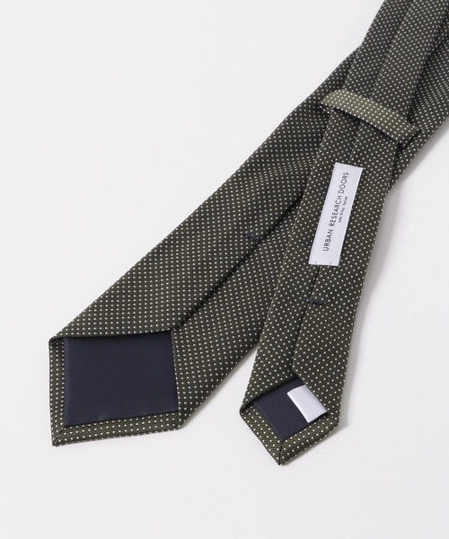 URBAN RESEARCH DOORS（アーバンリサーチドアーズ）の「LIFE STYLE TAILOR　24SS国内タイドット1（ネクタイ・メンズ・ベージュ/ブラック/グリーン・-）」の7枚目の写真