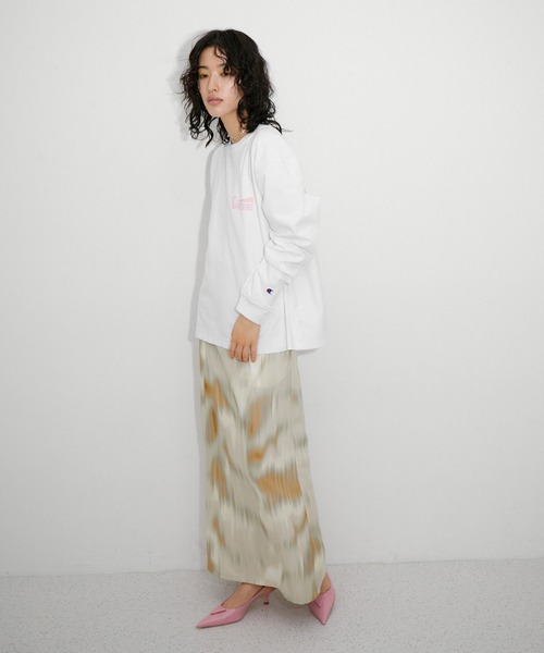 アダムエロペ別注 RW LONG SLEEVE T-SHIRT Champion Champion for ADAM ET ROPE'】別注 RW LONG SLEEVE T-SHIRT