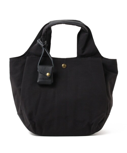 Ray BEAMS(レイビームス)の「toleur / コットン ナイロン ミニトートバッグ(トートバッグ・レディース・ブラック/ライトブルー・ONE SIZE)」の11枚目の写真