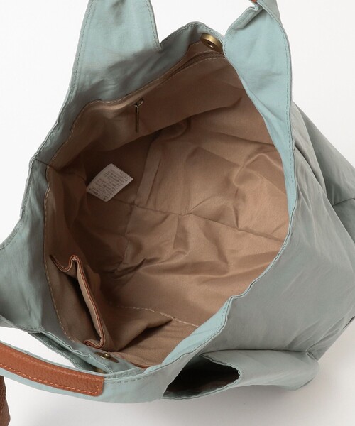 Ray BEAMS(レイビームス)の「toleur / コットン ナイロン ミニトートバッグ(トートバッグ・レディース・ブラック/ライトブルー・ONE SIZE)」の21枚目の写真