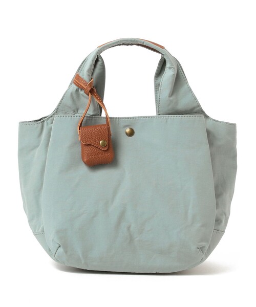 Ray BEAMS(レイビームス)の「toleur / コットン ナイロン ミニトートバッグ(トートバッグ・レディース・ブラック/ライトブルー・ONE SIZE)」の22枚目の写真