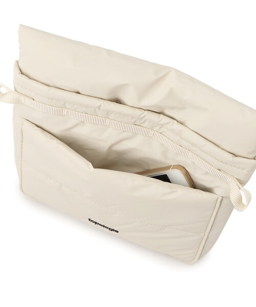 DRESSTERIOR（ドレステリア）の「◆topologie（トポロジー） Musette Mini ミュゼットミニバッグ（ショルダーバッグ・レディース・ブラック/オフホワイト・00）」の10枚目の写真