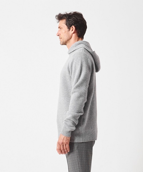 junhashimoto（ジュンハシモト）の「7GG HOODIE KNIT（ニット/セーター・メンズ・トップグレー/ナチュラル/チャコールグレー/グリーン系/マスタード・4/5/3）」の10枚目の写真