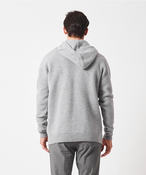 junhashimoto（ジュンハシモト）の「7GG HOODIE KNIT（ニット/セーター・メンズ・トップグレー/ナチュラル/チャコールグレー/グリーン系/マスタード・4/5/3）」の13枚目の写真