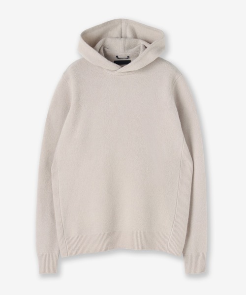 junhashimoto（ジュンハシモト）の「7GG HOODIE KNIT（ニット/セーター・メンズ・トップグレー/ナチュラル/チャコールグレー/グリーン系/マスタード・4/5/3）」の11枚目の写真