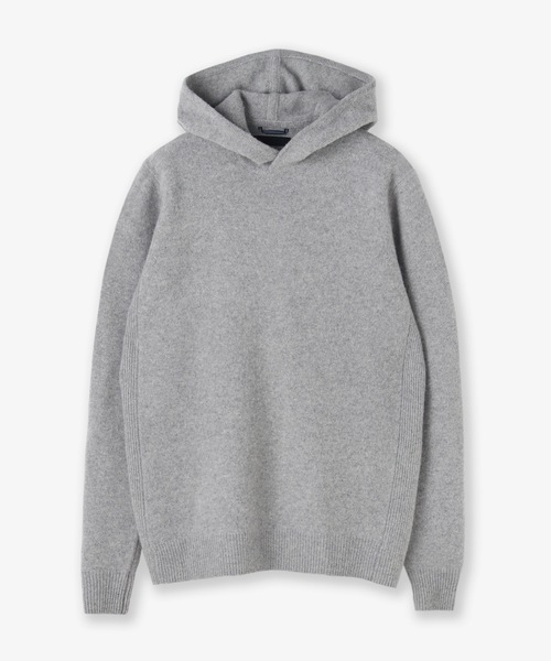 junhashimoto（ジュンハシモト）の「7GG HOODIE KNIT（ニット/セーター・メンズ・トップグレー/ナチュラル/チャコールグレー/グリーン系/マスタード・4/5/3）」の12枚目の写真