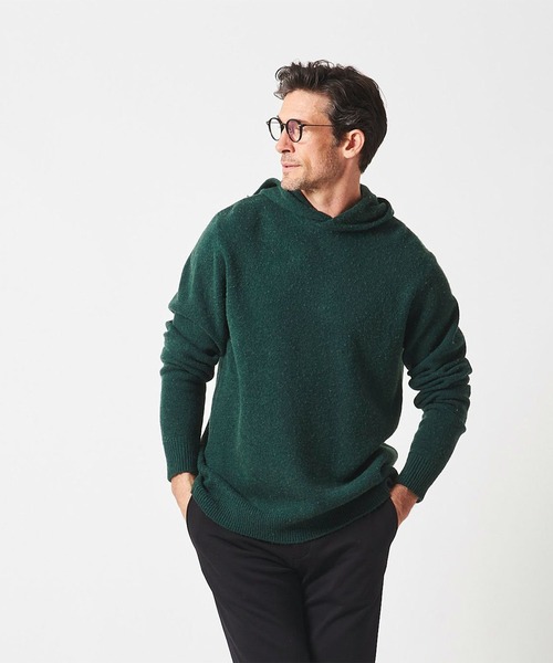 junhashimoto（ジュンハシモト）の「7GG HOODIE KNIT（ニット/セーター・メンズ・トップグレー/ナチュラル/チャコールグレー/グリーン系/マスタード・4/5/3）」の22枚目の写真