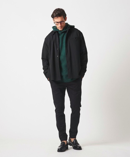 junhashimoto（ジュンハシモト）の「7GG HOODIE KNIT（ニット/セーター・メンズ・トップグレー/ナチュラル/チャコールグレー/グリーン系/マスタード・4/5/3）」の21枚目の写真