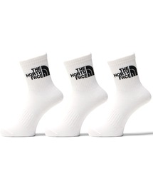 THE NORTH FACE | THE NORTH FACE TNF Jacquard Logo 3P Crew / ザ・ノース・フェイス TNF ジャカード ロゴ 3P クルー(ソックス/靴下)