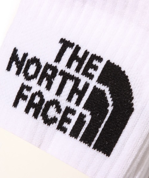 THE NORTH FACE(ザノースフェイス)の「THE NORTH FACE TNF Jacquard Logo 3P Crew / ザ・ノース・フェイス TNF ジャカード ロゴ 3P クルー(ソックス/靴下・メンズ・ブラック/ホワイト・S/L/M)」の6枚目の写真