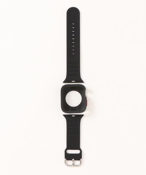 zandy（ズィーアンドワイ）の「zandy ズィーアンドワイ/ Apple Watch ケース＆ベルトセット マットタイプ【スクエアソフトフレーム】 アップルウォッチカバー& 日のスポーツバンド /// set3（デジタル腕時計・レディース・イエロー×グリーン/ブラック×ブラック/ホワイト×シルバー/ピンク/ネイビー/カーキ/イエロー× ブルー/クリアレッド/グリーン系その他/クリア/ワインレッド・S/M）」の16枚目の写真