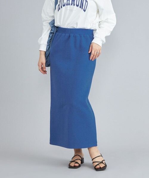 coen(コーエン)の「ツイルナロースカート(スカート・レディース・コバルトブルー/ナチュラル/ダークグレー・M/L)」の3枚目の写真