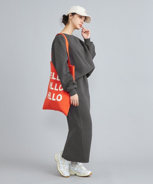 coen(コーエン)の「ツイルナロースカート(スカート・レディース・コバルトブルー/ナチュラル/ダークグレー・M/L)」の7枚目の写真