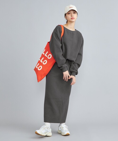 coen(コーエン)の「ツイルナロースカート(スカート・レディース・コバルトブルー/ナチュラル/ダークグレー・M/L)」の10枚目の写真