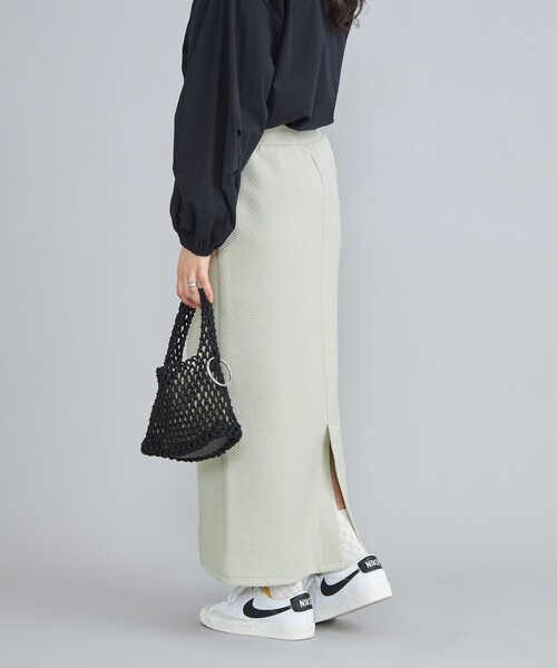 coen(コーエン)の「ツイルナロースカート(スカート・レディース・コバルトブルー/ナチュラル/ダークグレー・M/L)」の11枚目の写真