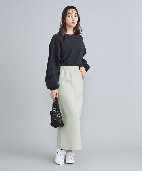 coen(コーエン)の「ツイルナロースカート(スカート・レディース・コバルトブルー/ナチュラル/ダークグレー・M/L)」の15枚目の写真