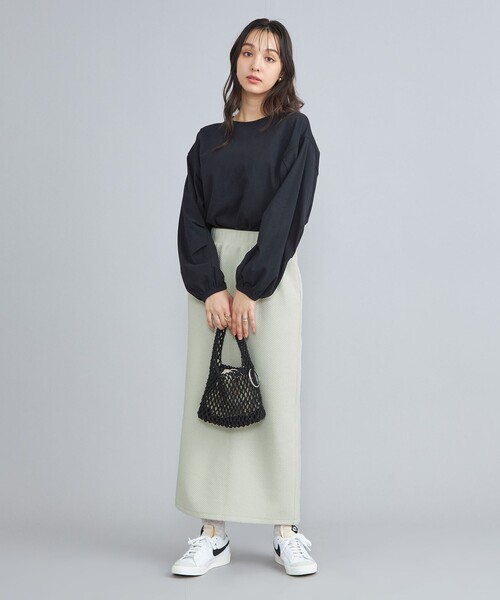 coen(コーエン)の「ツイルナロースカート(スカート・レディース・コバルトブルー/ナチュラル/ダークグレー・M/L)」の17枚目の写真