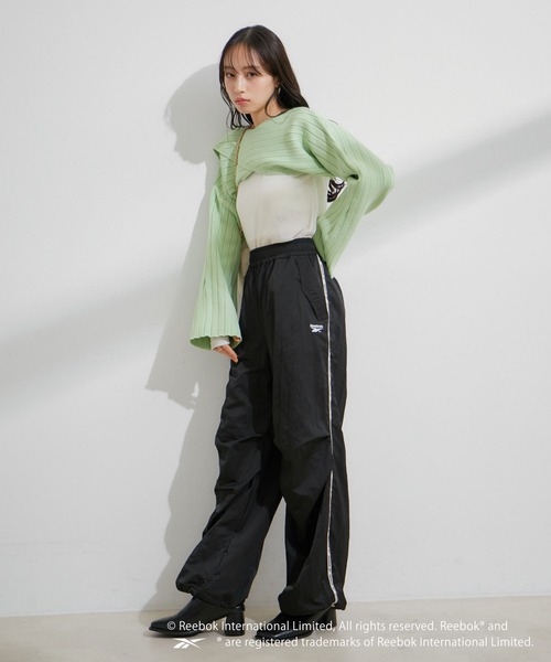 Reebok（リーボック）の「【Reebok別注】裾ドロストトラックパンツ（その他パンツ・レディース・オフホワイト/ブラック・FREE）」の18枚目の写真