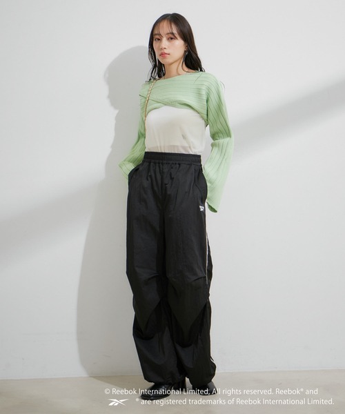 Reebok（リーボック）の「【Reebok別注】裾ドロストトラックパンツ（その他パンツ・レディース・オフホワイト/ブラック・FREE）」の17枚目の写真