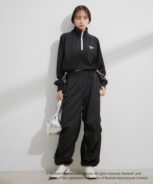 Reebok（リーボック）の「【Reebok別注】裾ドロストトラックパンツ（その他パンツ・レディース・オフホワイト/ブラック・FREE）」の16枚目の写真