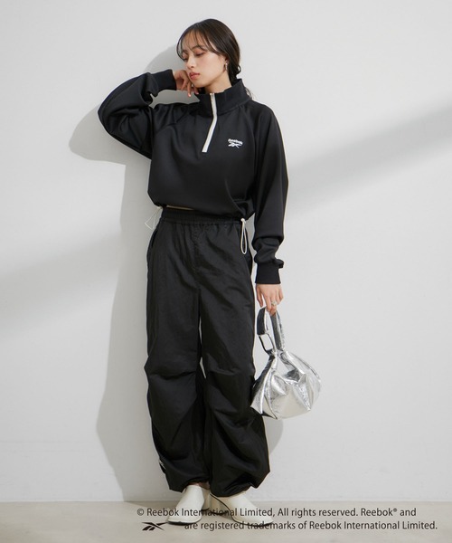 Reebok（リーボック）の「【Reebok別注】裾ドロストトラックパンツ（その他パンツ・レディース・オフホワイト/ブラック・FREE）」の15枚目の写真