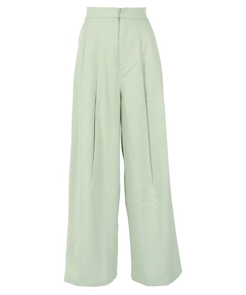 KOBE LETTUCE（コウベレタス）の「カラーストレートワイドタックパンツ（その他パンツ・レディース・ピンク/ライトグレー系/ミント/ラベンダー・TM/PM/M）」の10枚目の写真