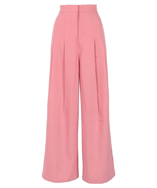 KOBE LETTUCE（コウベレタス）の「カラーストレートワイドタックパンツ（その他パンツ・レディース・ピンク/ライトグレー系/ミント/ラベンダー・TM/PM/M）」の12枚目の写真