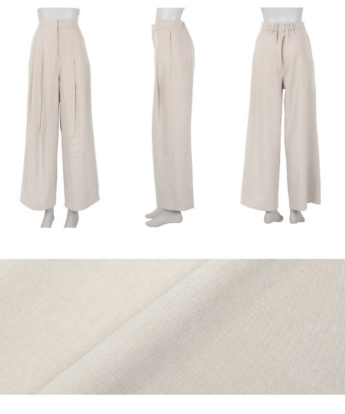 KOBE LETTUCE（コウベレタス）の「カラーストレートワイドタックパンツ（その他パンツ・レディース・ピンク/ライトグレー系/ミント/ラベンダー・TM/PM/M）」の19枚目の写真