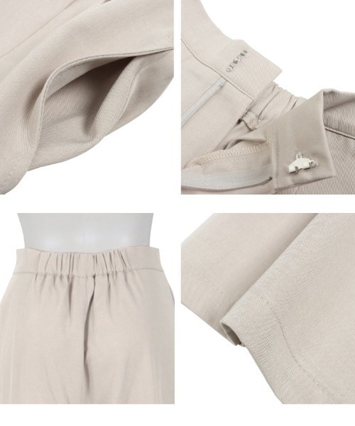 KOBE LETTUCE（コウベレタス）の「カラーストレートワイドタックパンツ（その他パンツ・レディース・ピンク/ライトグレー系/ミント/ラベンダー・TM/PM/M）」の20枚目の写真