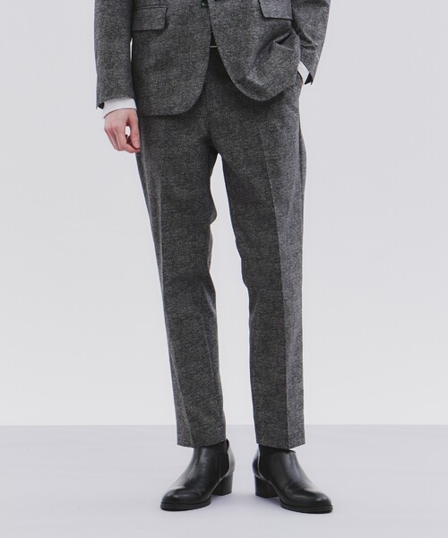 tk.TAKEO KIKUCHI（ティーケータケオキクチ）の「◆【洗える/通気性】COOL DOTS テーパードスラックス（セットアップ対応）（その他パンツ・メンズ・チャコール/ブラック系6/ネイビー系5・01/02/03/04）」の2枚目の写真