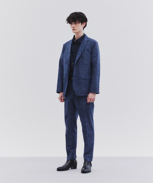 tk.TAKEO KIKUCHI（ティーケータケオキクチ）の「◆【洗える/通気性】COOL DOTS テーパードスラックス（セットアップ対応）（その他パンツ・メンズ・チャコール/ブラック系6/ネイビー系5・01/02/03/04）」の5枚目の写真