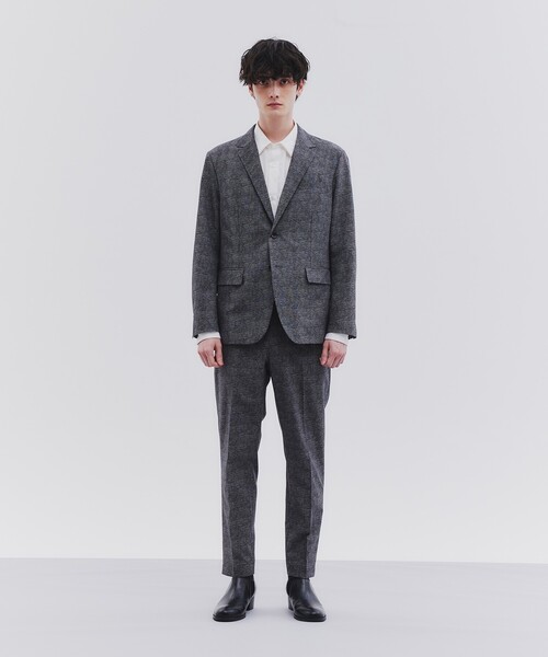 tk.TAKEO KIKUCHI（ティーケータケオキクチ）の「◆【洗える/通気性】COOL DOTS テーパードスラックス（セットアップ対応）（その他パンツ・メンズ・チャコール/ブラック系6/ネイビー系5・01/02/03/04）」の9枚目の写真