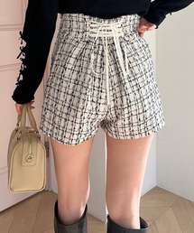 one after another NICE CLAUP | バックレースアップショートパンツ(その他パンツ)