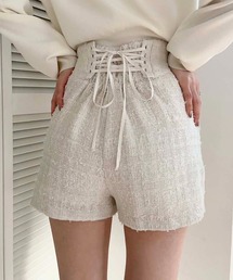 one after another NICE CLAUP | バックレースアップショートパンツ(その他パンツ)