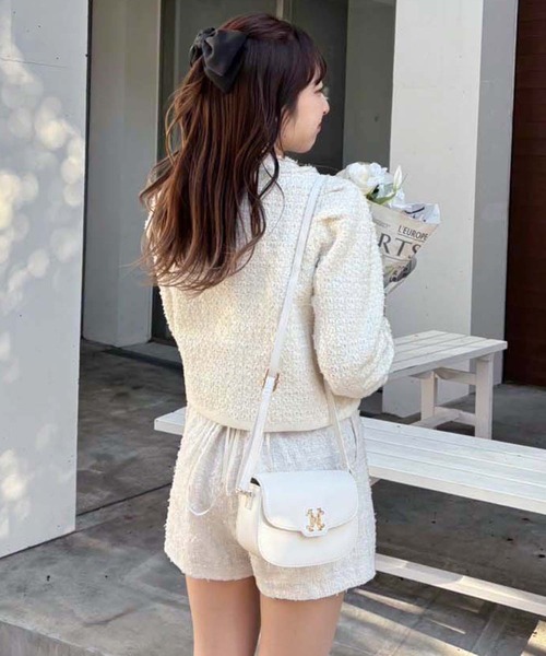 one after another NICE CLAUP(ワンアフターアナザーナイスクラップ)の「バックレースアップショートパンツ(その他パンツ・レディース・ブラック/ベージュ/グレー系その他/アイボリー・FREE)」の16枚目の写真