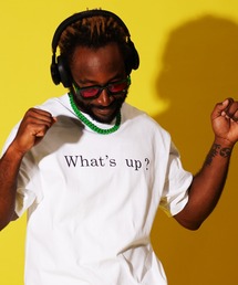 EF DOM TO DO（イーエフダムトゥードゥー）の「Whats up? グラフィック Tシャツ 半袖 プリント ショートスリーブTEE（Tシャツ/カットソー）」