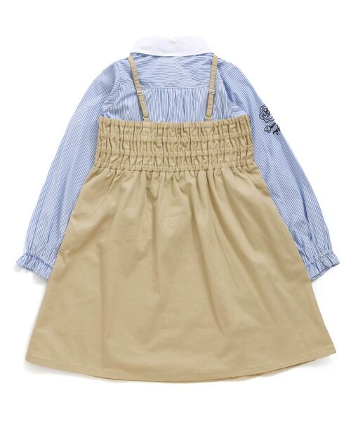 algy（アルジー）の「シャツ&キャミワンピセット（ワンピース・キッズ・ブラック/インディゴブルー/ベージュ・SMALL/MEDIUM/X-SMALL/XX-SMALL）」の12枚目の写真