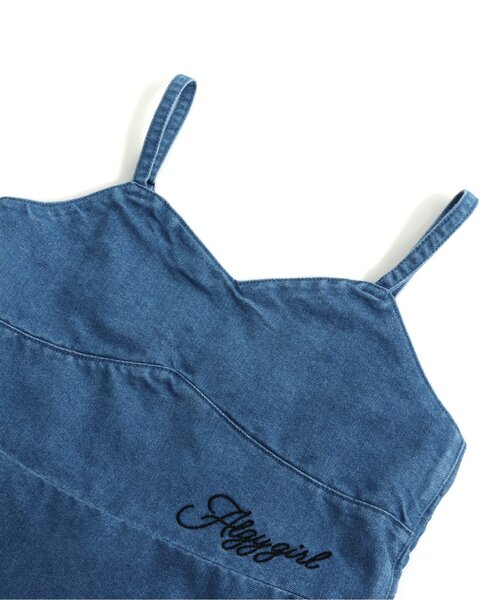 algy（アルジー）の「シャツ&キャミワンピセット（ワンピース・キッズ・ブラック/インディゴブルー/ベージュ・SMALL/MEDIUM/X-SMALL/XX-SMALL）」の15枚目の写真