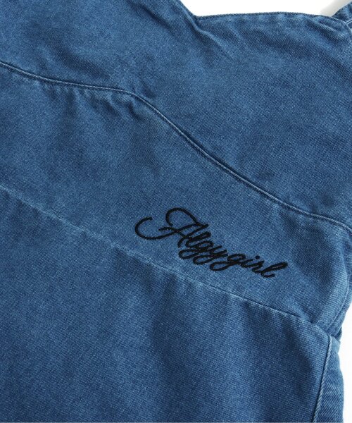 algy（アルジー）の「シャツ&キャミワンピセット（ワンピース・キッズ・ブラック/インディゴブルー/ベージュ・SMALL/MEDIUM/X-SMALL/XX-SMALL）」の17枚目の写真