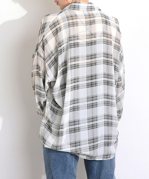 Miniministore(ミニミニストア)の「チェック柄 カーディガン レディース(シャツ/ブラウス・レディース・ホワイト/ブラック・FREE)」の18枚目の写真