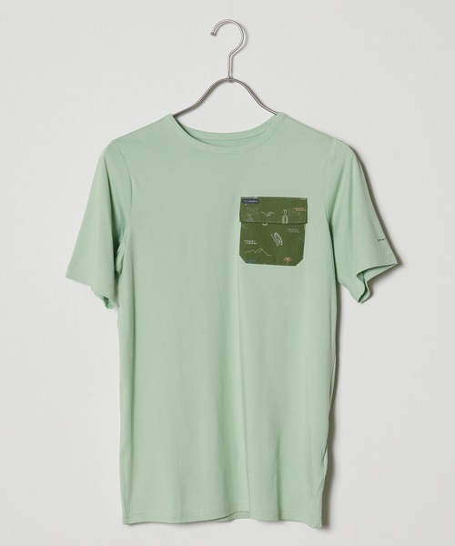 Columbia（コロンビア）の「Columbia/コロンビア Washed Out Utility Shirt Tシャツ（Tシャツ/カットソー・キッズ・ブラック/ピンク/ミント・M/L）」の3枚目の写真