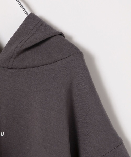 GLOBAL WORK（グローバルワーク）の「ライトクッションCOOL/パーカー半袖/994151（パーカー・キッズ・ライトグレー/チャコール・120cm/130cm/140cm/150cm/160cm/170cm）」の18枚目の写真