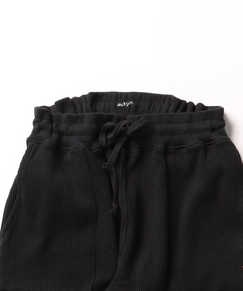 JACKSON MATISSE（ジャクソンマティス）の「【JACKSON MATISSE/ジャクソンマティス】【FRUIT OF THE ROOM/フルーツオブザルーム】コラボアイテム JM サーマルパンツ（スウェットパンツ・メンズ・グレー/ブラック・MEDIUM/LARGE）」の4枚目の写真