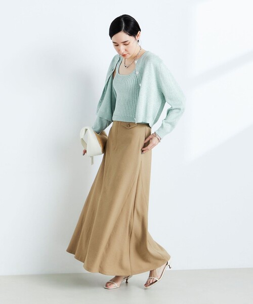 NOLLEY’S(ノーリーズ)の「《アンサンブル対応》ブリリーノラメビスチェ(タンクトップ・レディース・ゴールド/サックスブルー/チャコールグレー・38)」の9枚目の写真