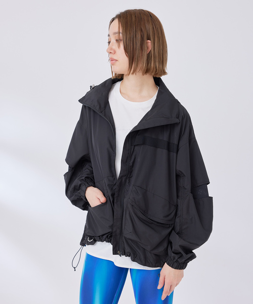 NERGY(ナージー)の「ポケットウィンドブレーカー(ブルゾン・レディース・ピンク/ブラック・FREE)」の3枚目の写真