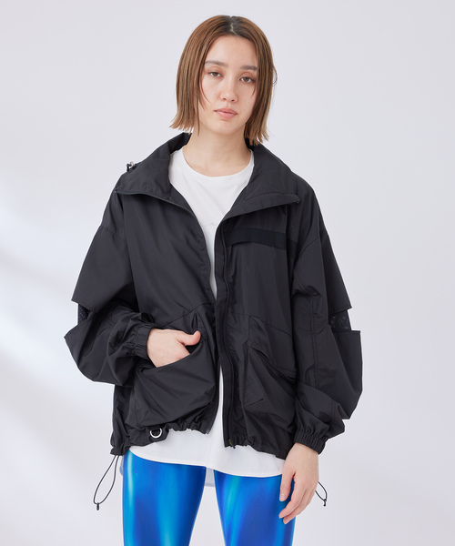 NERGY(ナージー)の「ポケットウィンドブレーカー(ブルゾン・レディース・ピンク/ブラック・FREE)」の5枚目の写真